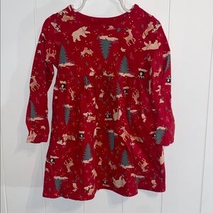 Wonder Nation Red Cotton Dress